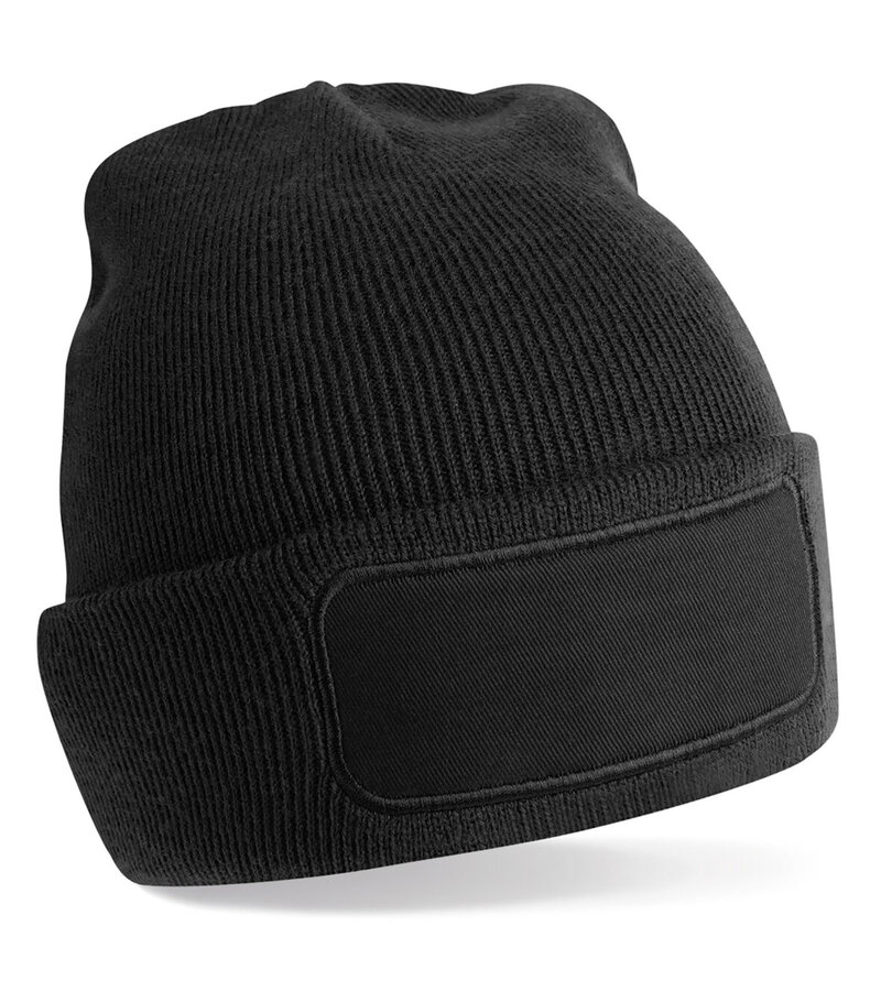 Beechfield_Recycled-Original-Patch-Beanie_B445R_Black