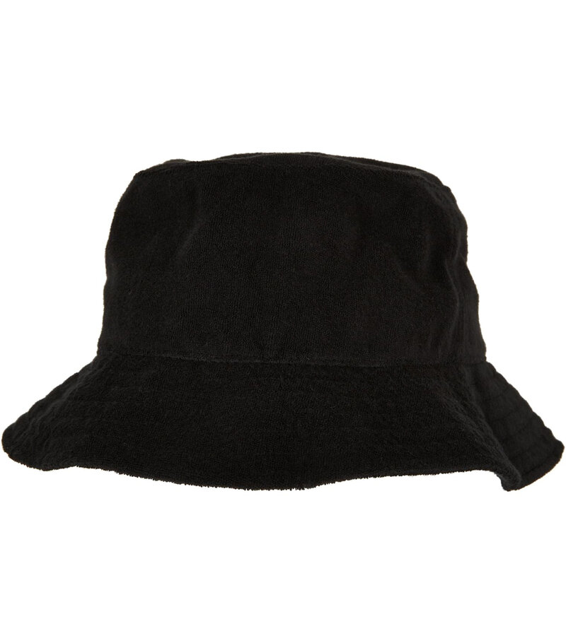 Flexfit-Yupoong_Frottee-Bucket-Hat_FF5003FB_5003FB_black_angle