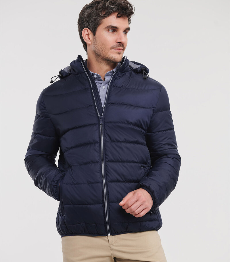 Russell_Mens-Hooded-Nano-Jacket_440M_0R440M0FN_Model_front