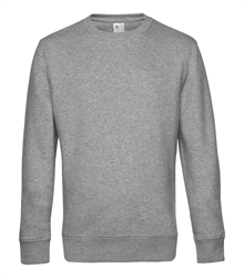 B&C_P_WU01K_King-crew-neck_heather-grey_front_