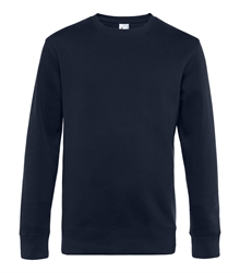 B&C_P_WU01K_King-crew-neck_navy-blue_front_