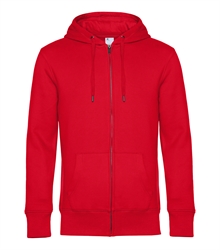 B&C_P_WU03K_KING-zipped-hood_red_front_