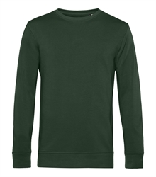 B&C_P_WU31B_Organic-crew-neck_forest-green_front_