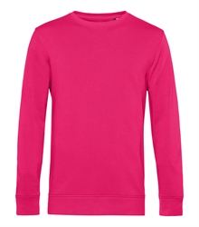 B&C_P_WU31B_Organic-crew-neck_magenta-pink_front_