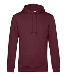 B&C_P_WU33B_Organic-hooded_burgundy_front_