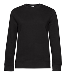 B&C_P_WW01Q_Queen-crew-neck_women_black-pure_front_