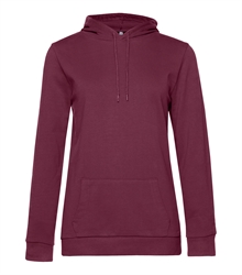 B&C_P_WW04W_hoodie_women_wine_front_