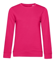 B&C_P_WW32B_Organic-crew-neck_women_magenta-pink_front_