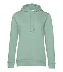 B&C_P_WW34B_Organic-hooded_women_sage_front_