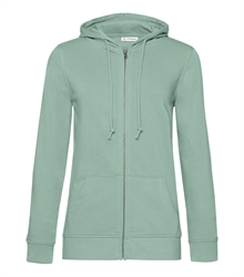 B&C_P_WW36B_Organic-zipped-hood_women_sage_front_