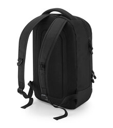 BagBase_Athleisure-Sports-Backpack_BG545_Black-Black-rear