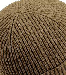 Beechfield_Fashion-Patch-Beanie_B442R_biscuit_black_engineered-knit