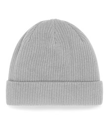 Beechfield_Organic-Cotton-Beanie_B50N_light-grey_flat-shot