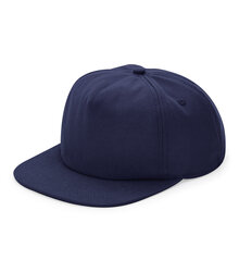 Beechfield_Organic-Cotton-Unstructured-5-Panel-Cap_B64N_oxford-navy_left