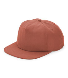 Beechfield_Organic-Cotton-Unstructured-5-Panel-Cap_B64N_terracotta_left