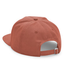 Beechfield_Organic-Cotton-Unstructured-5-Panel-Cap_B64N_terracotta_rear