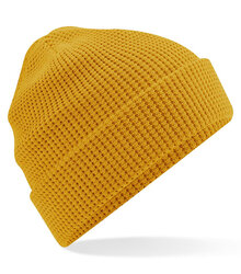 Beechfield_Organic-Cotton-Waffle-Beanie_B52N_Mustard