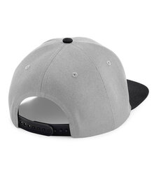 Beechfield_Original-Flat-Peak-6-Panel-Snapback_B661_Grey-Black-rear