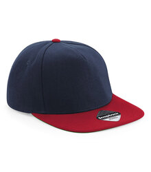 Beechfield_Original-Flat-Peak-Snap-Back_B660_French-Navy-Classic-Red