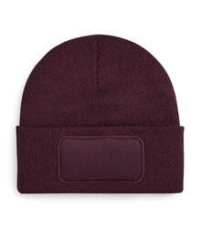 Beechfield_Original-Patch-Beanie_B445_burgundy_flat-shot