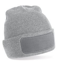 Beechfield_Original-Patch-Beanie_B445_heather-grey