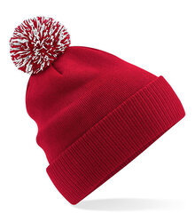 Beechfield_Recycled-Snowstar-Beanie_B450R_Classic-Red-White
