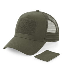 Beechfield_Removable-Patch-Snapback-Trucker_B641-Military-Green_left