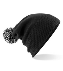 Beechfield_Snowstar-Duo-Beanie_B450_Black-White-slouch