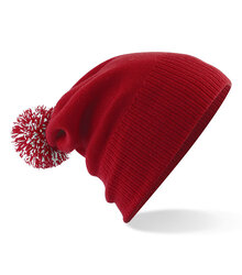 Beechfield_Snowstar-Duo-Beanie_B450_Classic-Red-White-slouch