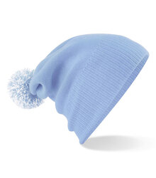 Beechfield_Snowstar-Duo-Beanie_B450_Sky-Blue-White-slouch