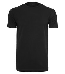 Build-your-Brand_T-shirt-Round-Neck_BY004_Black_front