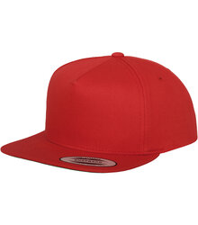 Flexfit-Yupoong_Classic-5-Panel-Snapback_FF6007_6007_red_angle