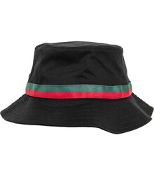 Flexfit-Yupoong_Stripe-Bucket-Hat_FF5003S_5003S_black_front