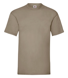 Fruit-of-the-loom-Valueweight-T-shirt-61-036-3M-khaki-front