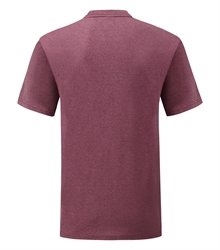Fruit-of-the-loom-Valueweight-T-shirt-61-036-H1 -Heather-Burgundy-back