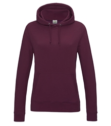 Just-Hoods-Girlie-College-Hoodie-JH001F BURGUNDY (TORSO)