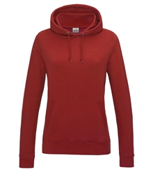 Just-Hoods-Girlie-College-Hoodie-JH001F FIRE RED (TORSO)