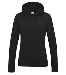 Just-Hoods-Girlie-College-Hoodie-JH001F JET BLACK (TOSRO)