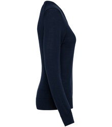 Kariban-Premium_Ladies-V-neck-Merino-Jumper_PK911-S_DEEPNAVY