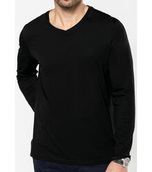 Kariban-Premium_Mens-V-Neck-Long-Sleeved-Supima-T-shirt_PK306_2022