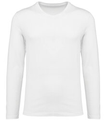 Kariban-Premium_Mens-V-Neck-Long-Sleeved-Supima-T-shirt_PK306_WHITE
