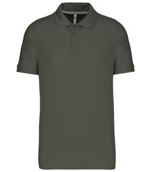 Kariban_Mens-short-sleeved-polo-shirt_K241_DARKKHAKI