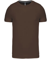 Kariban_Short-Sleeved-Crew-Neck-T-shirt_K356_CHOCOLATE