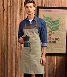 Premier-Espresso-Bib-Apron-PR123-KHAKI-BROWN