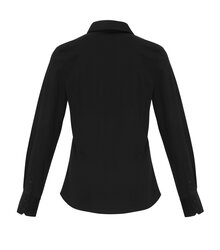 Premier_Womens-Stretch-Fit-Cotton-Poplin-Long-Sleeve-Shirt_PR344_BLAC_2