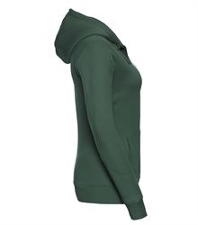 Russell-Ladies-Authentic-Zipped-Hood-266F-Bottle-green-side