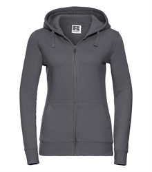 Russell-Ladies-Authentic-Zipped-Hood-266F-Convoy-grey-bueste-front