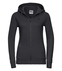 Russell-Ladies-Authentic-Zipped-Hood-266F-black-bueste-front