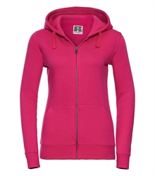Russell-Ladies-Authentic-Zipped-Hood-266F-fuchsia-bueste-front