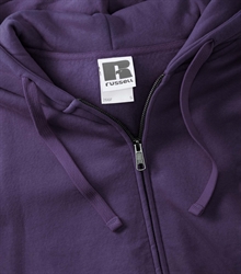Russell-Ladies-Authentic-Zipped-Hood-266F-purple-bueste-detail